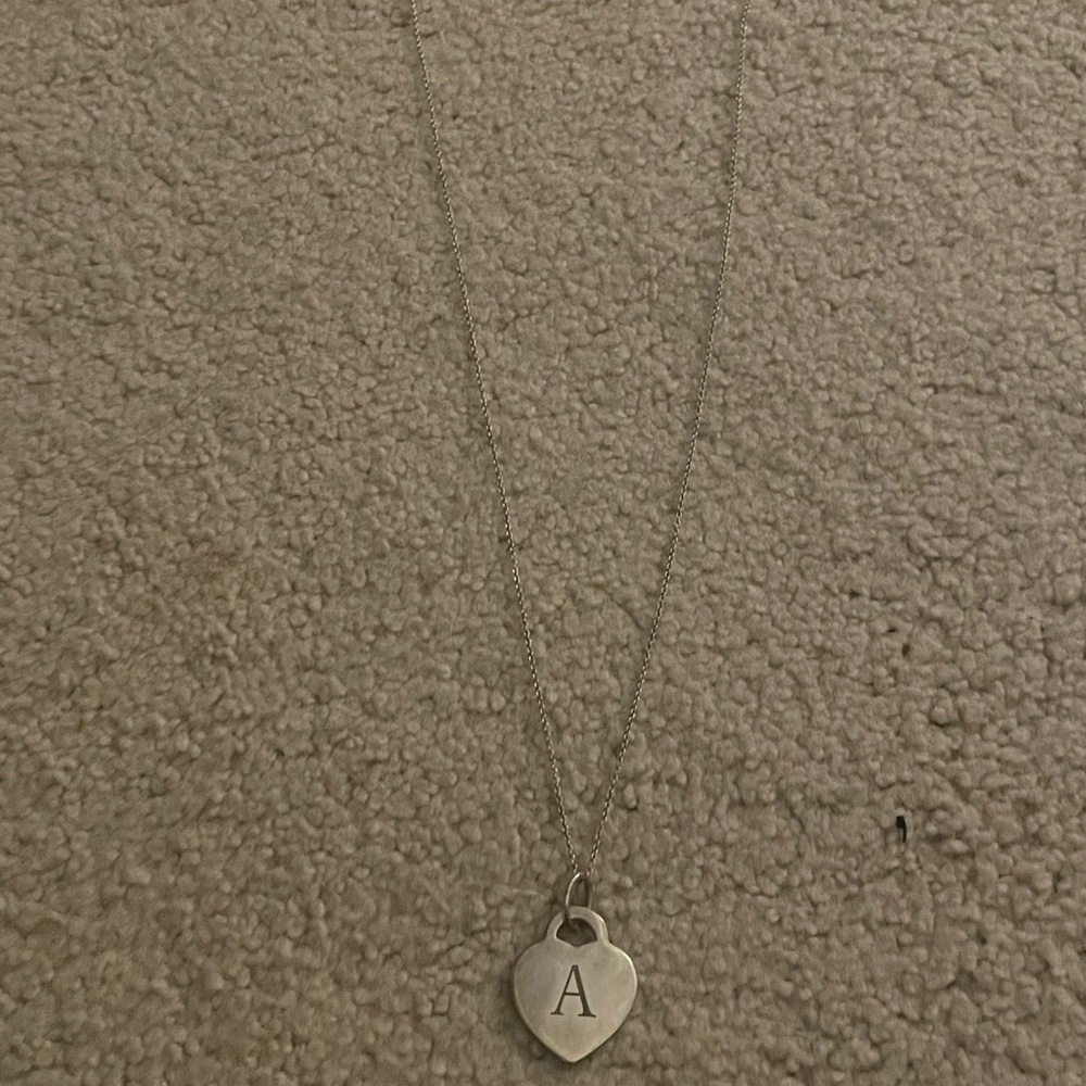 Tiffany & Co. Necklace — letter A